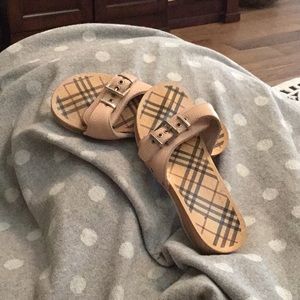 Adorable Pink Burberry Clogs